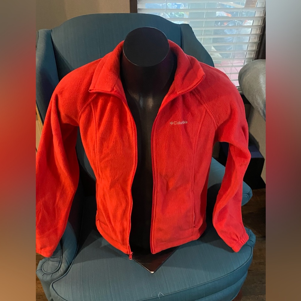 Columbia Scarlet Fleece Jacket Ladies Size Medium
